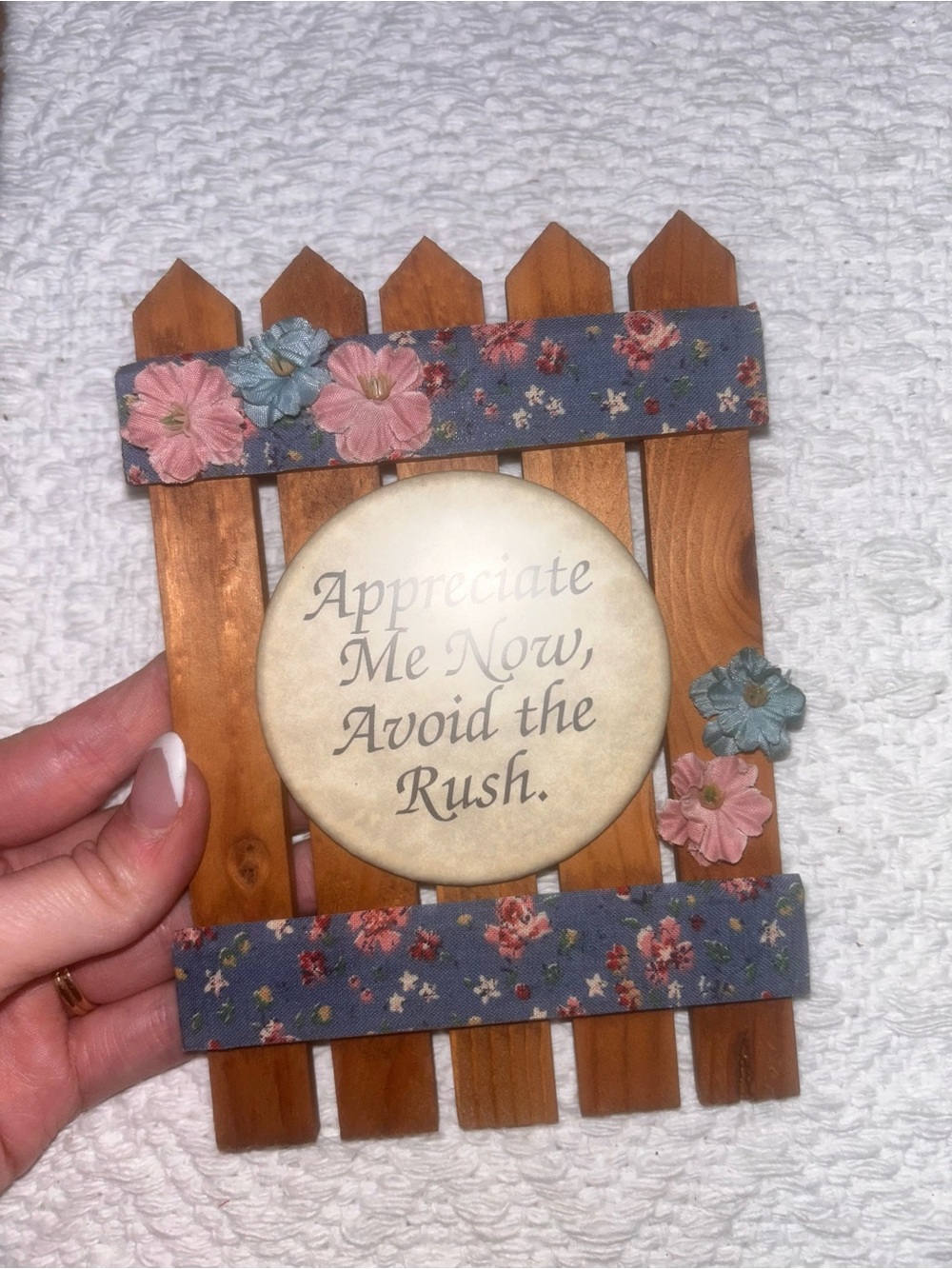 Vintage Wooden Sign
